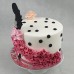 Girlie - Girl Silhouette Ruffle Skirt Cake (D, V, 3L)